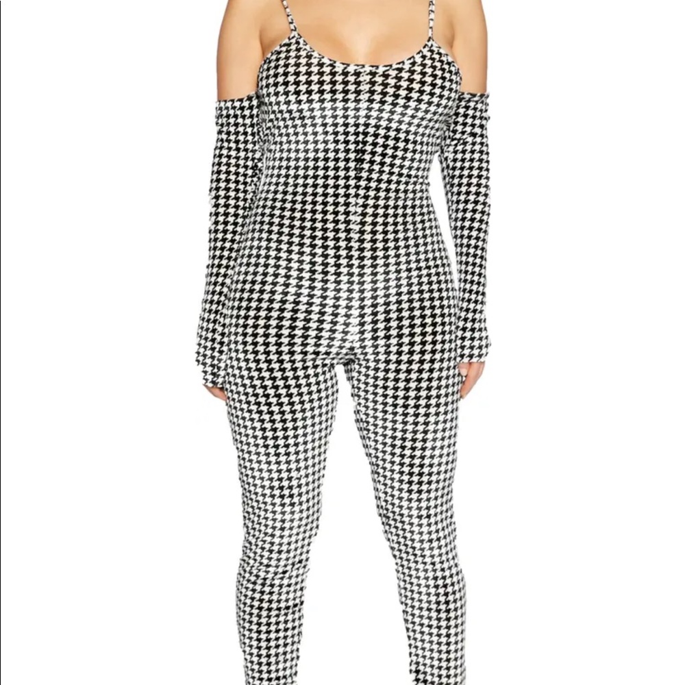 Cold shoulder jumpsuit